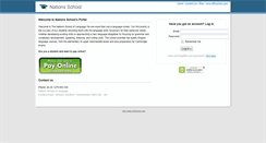Desktop Screenshot of nationsschool.niftyschool.com